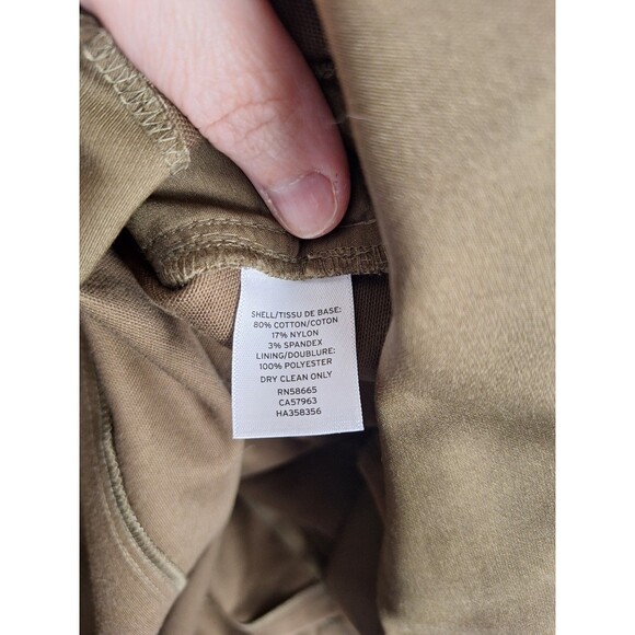 Halogen Skirt sz 6 Green Straight Pencil Knee Stretch Career Church Slim Pockets - Picture 11 of 11